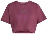 Adidas Performance Tennis Climacool Lace Crop T-Shirt PRO Damen T-Shirt, braun, Gr. M