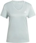 Adidas Workout Essentials V-Neck Damen T-Shirt, gr&uuml;n, Gr. XL 4068822174862