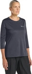 Jack Wolfskin 1809541_1388, Jack Wolfskin Crosstrail 3|4 Damen T-Shirt, grau, Gr. S