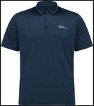 Jack Wolfskin Delgami Polo Herren T-Shirt, blau, Gr. XL 4064993981131