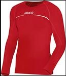 Jako Comfort Kinder Longsleeve, rot, Gr. 128 4050144848910