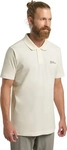 Jack Wolfskin 1809301_5127, Jack Wolfskin Essential Herren Poloshirt, wei&szlig;, Gr. L