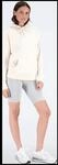 New Balance NB Essentials Stacked Logo Damen Kapuzensweater, beige, Gr. L