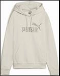 Puma Ess+ Animal FL Damen Kapuzensweater, wei&szlig;, Gr. M 4067981399635