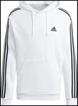 Adidas Sportswear Essentials 3-Streifen Hoodie Herren Kapuzensweater, wei&szlig;, Gr. XL