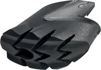 Leki 40445_882610103, Leki Smart Tip Pad Nordic Walkingst&ouml;cke-Zubeh&ouml;r, schwarz