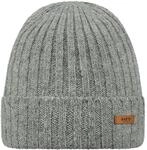 Barts Haakon Turnup Herren Hut, grau 8717457419799