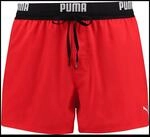 Puma Swim Logo Short Length Herren Badehose, grau, Gr. L 8718824814582