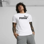 Puma 586666_02, Puma ESS Logo Tee Herren T-Shirt, wei&szlig;, Gr. S male