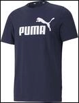 Puma ESS Logo Tee Herren T-Shirt, blau, Gr. XXL 4063697405738