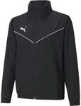 Puma TeamRISE All Weather Jkt Kinder Fu&szlig;balljacke, schwarz 4063697342941