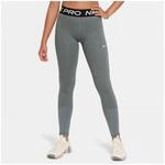 Nike Pro Legging M&auml;dchen Tights, grau, Gr. S 0194501907842