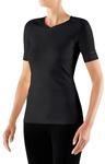 Falke C Shortsleeved Shirt Regular Damen Unterhemd, schwarz 4043874386920