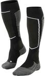 Falke Skiing 2 Intermediate Wool Herren Str&uuml;mpfe, schwarz 4004757596140