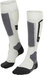Falke Skiing 4 Advanced Damen Str&uuml;mpfe, wei&szlig; 4043876874982