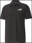 Puma ESS Pique Polo Herren Poloshirt, schwarz, Gr. S 4063697400689