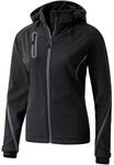 Erima Softshelljacke Function Damen Funktionsjacke, schwarz 4043523455960
