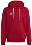 Adidas Entrada 22 Sweat Hoodie Herren Kapuzensweater, rot 4065418949095