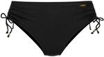 Lascana Bikinihose mit Raffung Damen Bikinihose, schwarz 4893848849414