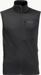 Jack Wolfskin 1307361_6000, Jack Wolfskin Highest Peak Herren Weste, schwarz male