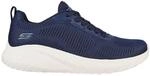 Skechers Bobs Squad Chaos - Face Off Damen Freizeitschuhe, blau, Gr&ouml;&szlig;e 41