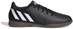 Adidas Predator Edge.4 Sala IN Fu&szlig;ballschuh Kinder Hallenschuhe, schwarz, Gr&ouml;&szlig;e 34