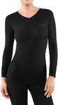 Falke Wool-Tech Light Regular Damen Unterhemd, schwarz 4043874701020