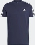 adidas ECQ97_IC9335, Adidas Essentials Single Jersey 3-Streifen T-Shirt Herren