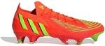 Adidas Predator Edge.1 Low SG Fu&szlig;ballschuh Nockenschuhe, rot, Gr&ouml;&szlig;e 42