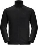 Jack Wolfskin Taunus Full Zip Herren Midlayer, schwarz, Gr. 3XL 4064993866940