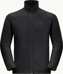 Jack Wolfskin 1711451_6000, Jack Wolfskin Taunus Full Zip Herren Midlayer, schwarz
