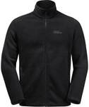 Jack Wolfskin Winterstein Full Zip Herren Midlayer, schwarz 4064993868869