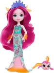 Mattel GYJ02, Mattel Enchantimals Ocean Kingdom Maura Mermaid & Glide Basic-Puppe -