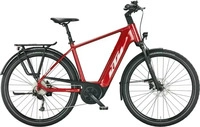 KTM MACINA TOUR P510 DIAMANT - 28" 500 Wh - chrome red (silver+black)