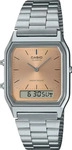 Casio Uhr Vintage AQ-230A-4AMQYES Silberfarben Herren