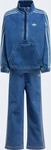 adidas Jogginganzug Denim JC7871 Blau Loose Fit Kinder