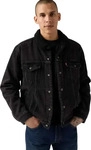 Levi's Jeansjacke Type III Sherpa 16365-0291 Schwarz Regular Fit Herren