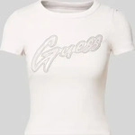 Guess T-Shirt W5RI68KA0H1 Rosa Slim Fit Damen