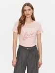 Guess T-Shirt W5GI05 I3Z14 Rosa Regular Fit Damen