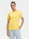 Tommy Hilfiger T-Shirt WW0WW45522 Gelb Regular Fit Damen