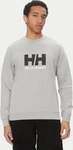Helly Hansen Sweatshirt Logo Crew 30395 Grau Regular Fit Herren