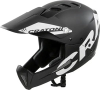 Cratoni 112701E1.1, Cratoni Shakedown Fahrradhelm, Schwarz-Wei&szlig; Matt - M-L (57-61)