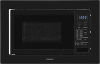 Exquisit 815326001, Exquisit EMW20-DG-020 schwarz Einbau-Mikrowelle