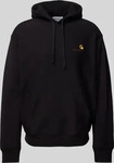 Carhartt WIP I028279-89 XX, Carhartt WIP Hooded American Script Sweatshirt Black