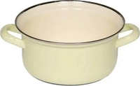 Riess Kasserolle mit Chromrand gelb 1 Liter 16cm