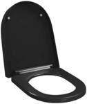vidaXL Toilettensitz mit Absenkautomatik und Quick-Release Schwarz