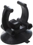 Huusuei R Plastic Aquarium Heater Clamp Holder 33 mm Durchmesser Sucker Black Pack of