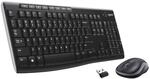 Logitech MK270 Kabelloses Set mit Tastatur und Maus f&uuml;r Windows | Spanisches