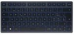 CHERRY KW 7100 MINI BT, Kompakte Bluetooth-Tastatur, Schweiz, Slate Blue 