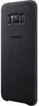 Samsung EF-XG955ASEGWW Alcantara Cover (geeignet f&uuml;r Samsung Galaxy S8+) grau